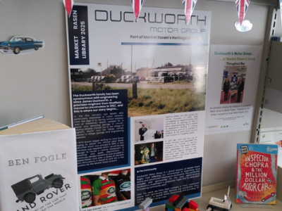 Celebrating Motoring at Market Rasen Library