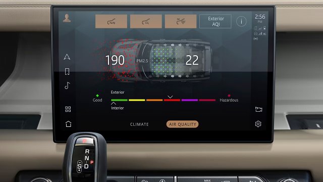 Defender 110 cabin air purification