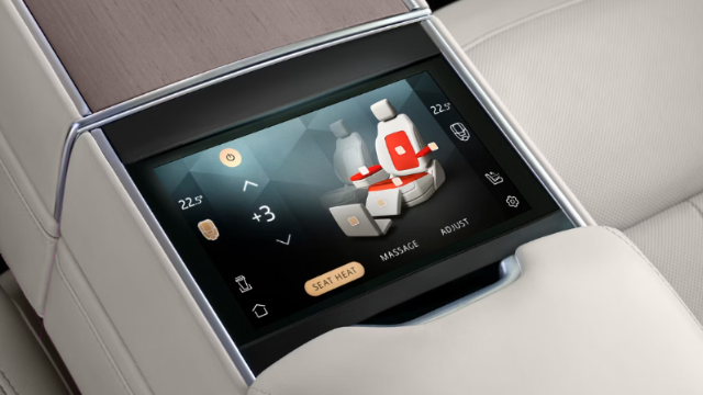 Range Rover seat heat controls