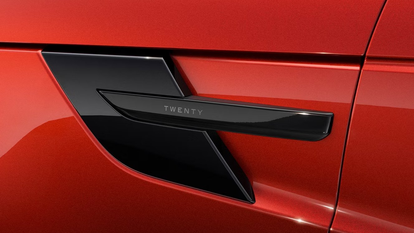 twenty edition details on exterior of range rover sport